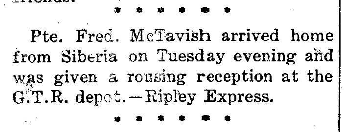 Kincardine Reporter, July 10, 1919